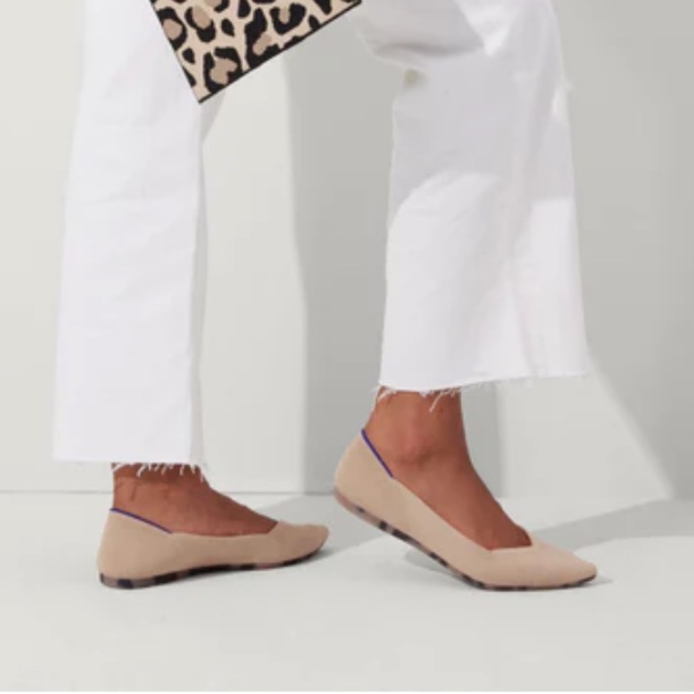Brand new Rothy’s size 9 in Ecru the Point